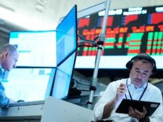 Wall Street dips as bond yields remain high