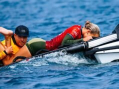 Ankle injury could deny Nichols in Fiji surfing final