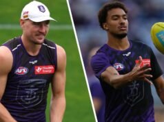 Fremantle Dockers rule Brennan Cox out of semifinal clash but Brandon Walker listed as Test