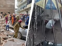 Delhi PG hostel collapse toll rises to 6, new CCTV shows shopkeeper’s narrow escape