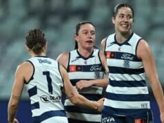 Killer Cats pounce on Hawks to go second on AFLW ladder