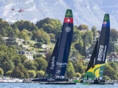 Aussie sailors rise to top on tough day in Switzerland