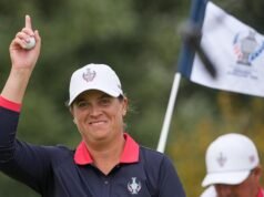 Nishimura leads LPGA event; Coughlin in birdie blitz