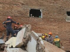 Six rescued after building collapses in India’s capital