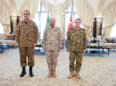 Pakistan, Saudi Arabia, Turkey defence chiefs meet in Riyadh amid regional tensions