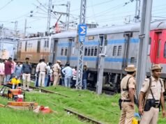 ബിഹാറിലെ ആര റെയില്വേ സ്റ്റേഷന് സമീപം ട്രെയിന് പാളം തെറ്റി; ആളപായമില്ല