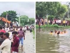 Three children, woman die as van plunges into rain-hit pond in Rajasthan