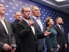 Russia’s ruling pro-Putin party on track for easy win in wartime elections