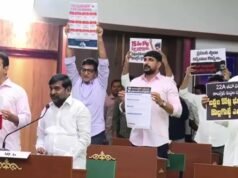 Talasani plays CM, Manik Rao Speaker as BRS stages mock Assembly in Hyderabad