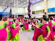 നാടന് കലാരൂപമായ ചരടുപിന്നിക്കളി ബഹ്റൈനില് അവതരിപ്പിച്ചു; പിന്നാലെ വിവാദം