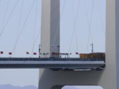 China, North Korea open long-delayed four-lane bridge
