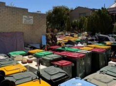Missing wheelie bins spotted in Perth backyard visible from space