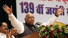 पाटण्यात काँग्रेसच्या सभेत गदारोळ; भाजप म्हणतं, मोदींबद्दलच्या वक्तव्याबाबत खर्गेंनी माफी मागावी