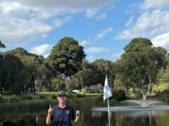 Young gun Shayne Lumsden makes incredible hole-in-one during Como Secondary College golf competition