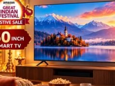 दिवाली से पहले बंपर ऑफर! 50 इंच Smart TV पर 46% तक की छूट, शुरुआती कीमत देखकर उड़ जाएंगे होश