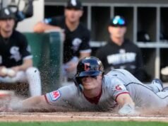 Bazzana scores twice as Guardians stay alive in MLB
