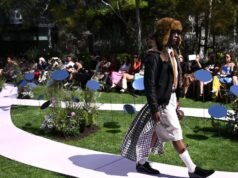 With hot looks and half a cello, fashion week returns