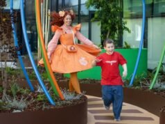 ‘Magical’ first encounter: Telethon Star Paige McKay explores PCH’s new Children’s Garden with Emma Memma