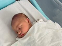 Fremantle defender Jordan Clark and partner Paige McCarthy welcome baby boy Harvey on weekend