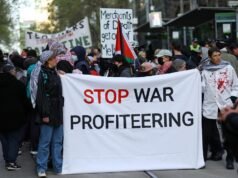 Large protest expected at controversial weapons expo