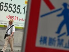 Asia shares track Wall Street higher