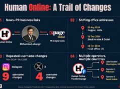 Human Online’s digital trail sparks Pakistan-link questions