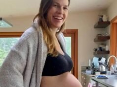 Hilary Swank, 52, reveals surprise third pregnancy with glow-in-the-dark dance post