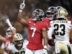 Falcons spoil Saints’ homecoming 20th anniversary