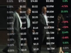 Australian shares fall, dragged lower by NAB and BHP