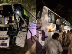 കാസര്ഗോഡ് ദേശീയ പാതയില് ഒരേ സമയം നാലു വാഹനങ്ങള് അപകടത്തില്പ്പെട്ടു; ആര്ക്കും ഗുരുതര പരിക്കില്ല