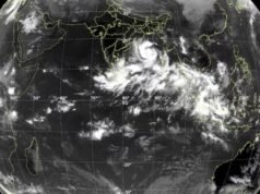 ആന്ധ്രാപ്രദേശ് തീരത്തേക്ക് നീങ്ങി അർണബ് ചുഴലിക്കാറ്റ്; ദൃശ്യങ്ങൾ ചിത്രീകരിച്ച് ഐ എസ് ആർ ഒ ഉപഗ്രഹം