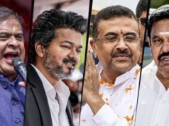 BJP ahead in Assam, Bengal bypolls; TVK, AIADMK battle it out in Tamil Nadu