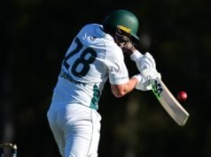 Wickets tumble to leave Shield match evenly poised