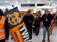 Security workers protest job conditions at Sydney airport