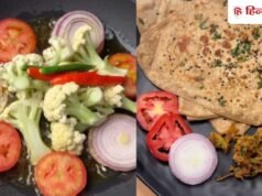 अजवाइन वाले पराठे के साथ बनाएं गोभी-टमाटर की भुर्जी, लंच में शौक से खाएंगे बच्चे