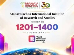 From 1501+ to 1201–1400: How Manav Rachna is steadily building its place on the global academic map