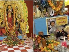 Kolkata man spots wholesome father-daughter detail at Durga Puja pandal
