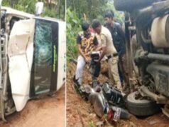 കാർ ബൈക്കിലിടിച്ച് അപകടം; ബൈക്ക് യാത്രികരായ രണ്ട് പേര്ക്ക് ദാരുണാന്ത്യം
