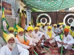 Why drones for stubble? Farmers question Punjab govt in Sangrur protest