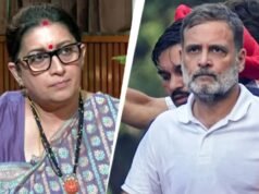 Prince-in-waiting throwing tantrums: Smriti Irani mocks Rahul Gandhi’s protest