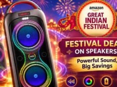 Amazon great festival sale दनदनाते साउंड वाले पार्टी स्पीकर पर बंपर प्राइस ड्रॉप, SBI कार्ड पर अतिरिक्त छूट!