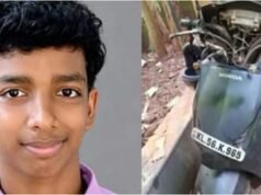 തെരുവുനായ കുറുകെ ചാടി; സ്കൂട്ടര് മതിലില് ഇടിച്ച് പ്ലസ് വണ് വിദ്യാര്ഥി മരിച്ചു